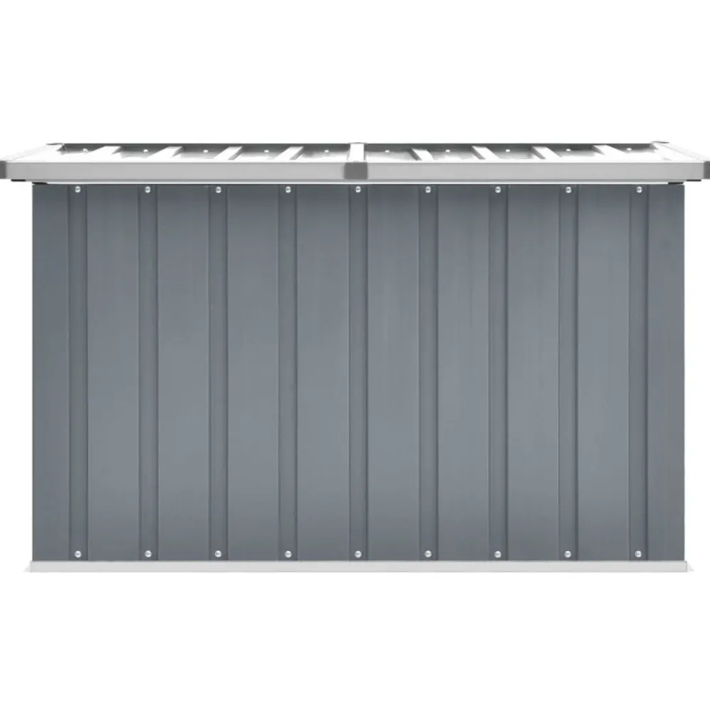 Puutarhan säilytyslaatikko 109x67x65 cm harmaa*FinePRICE Online