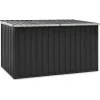 Puutarhan säilytyslaatikko 171x99x93 cm antrasiitti*FinePRICE Clearance