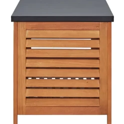 Puutarhan säilytyslaatikko 150x50x55 cm eukalyptuspuu*FinePRICE Hot