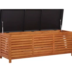 Puutarhan säilytyslaatikko 150x50x55 cm eukalyptuspuu*FinePRICE Hot