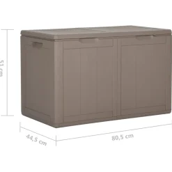 Outlet Puutarhan varastoarkku, polyrottinki, eri värejä/kokoja Säilytyslaatikot Ulos
