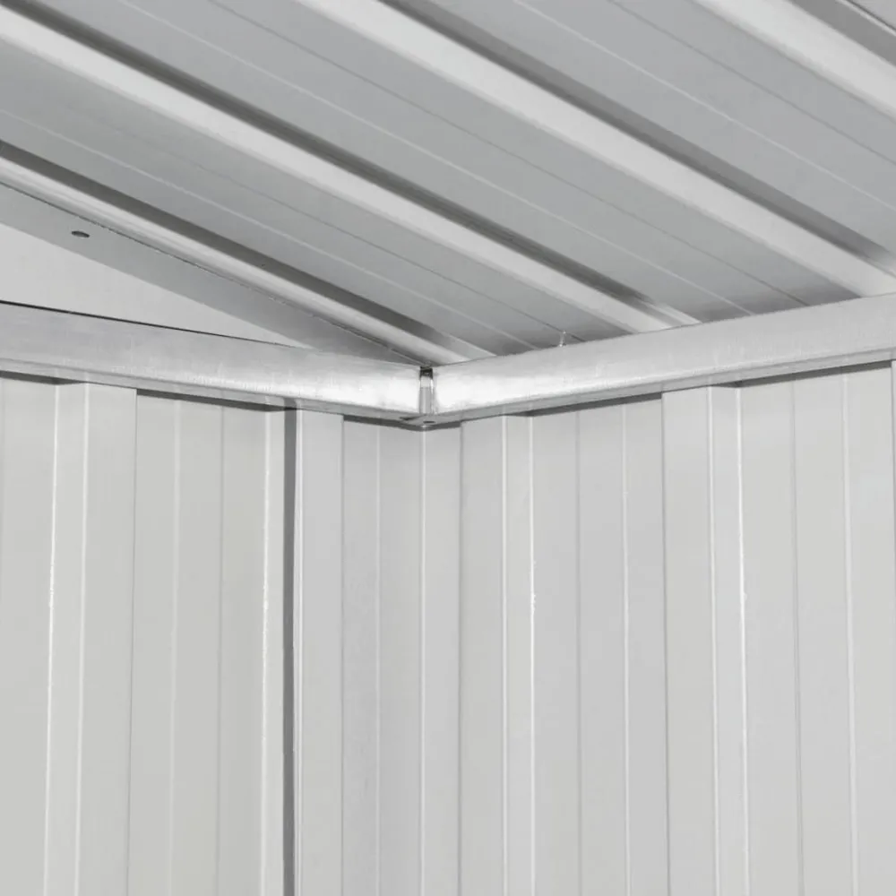 Outlet Puutarhan varastovaja ruskea 194x121x181 cm teräs 2,1m2 Puutarhavajat