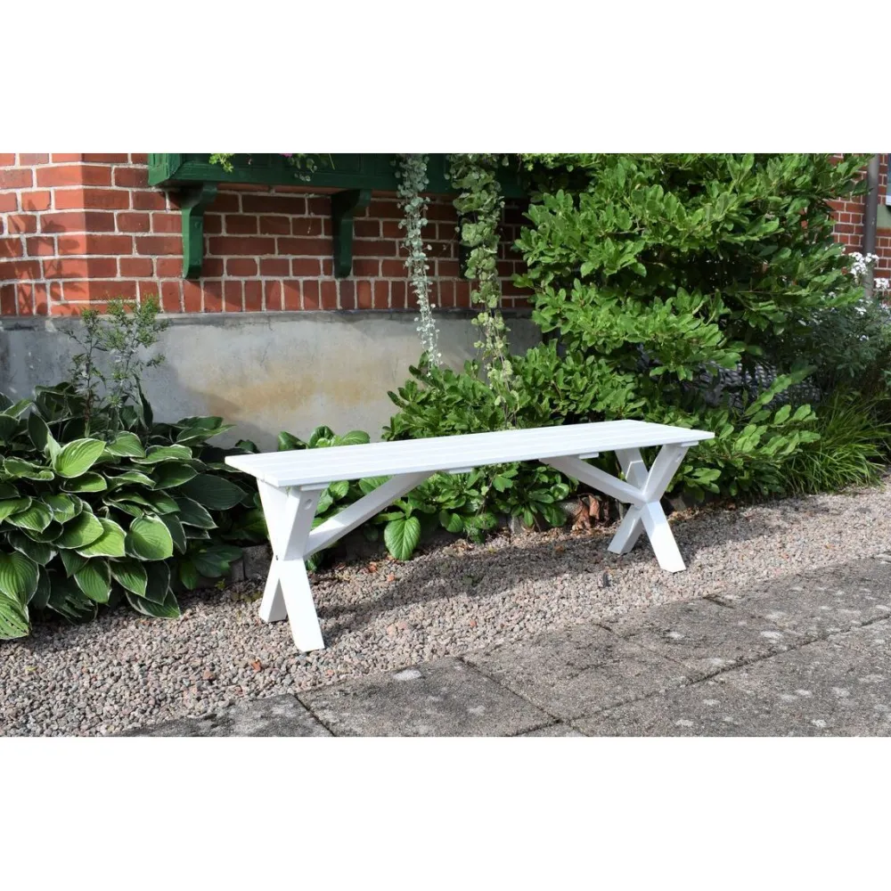 Puutarhapenkki Scottsdale 140cm er värejä*Baltic Garden Best