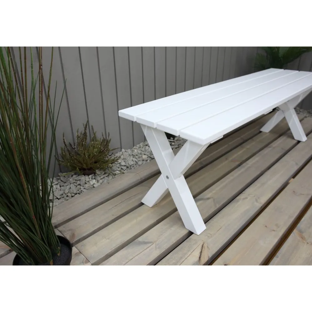 Puutarhapenkki Scottsdale 140cm er värejä*Baltic Garden Best