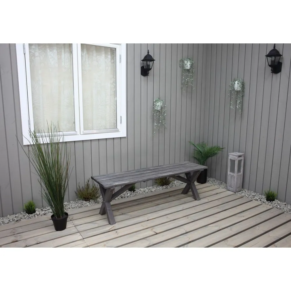 Puutarhapenkki Scottsdale 140cm er värejä*Baltic Garden Best