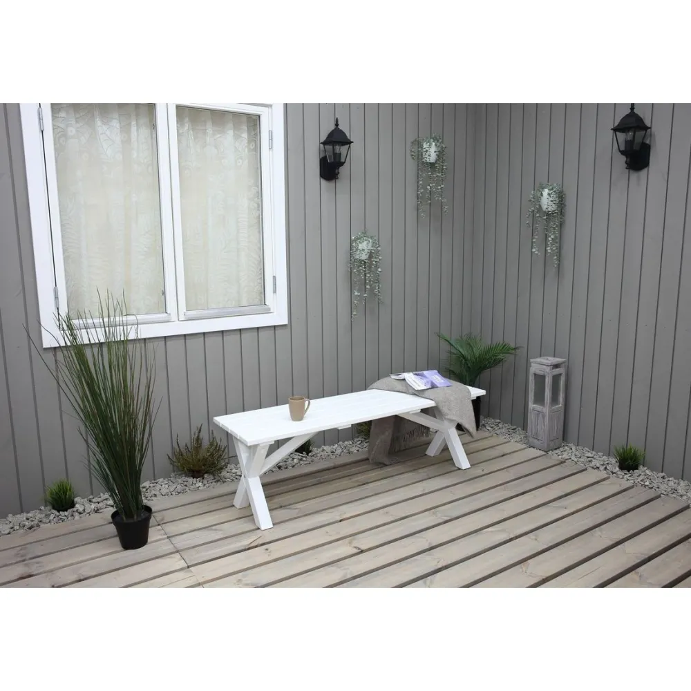 Puutarhapenkki Scottsdale 140cm er värejä*Baltic Garden Best