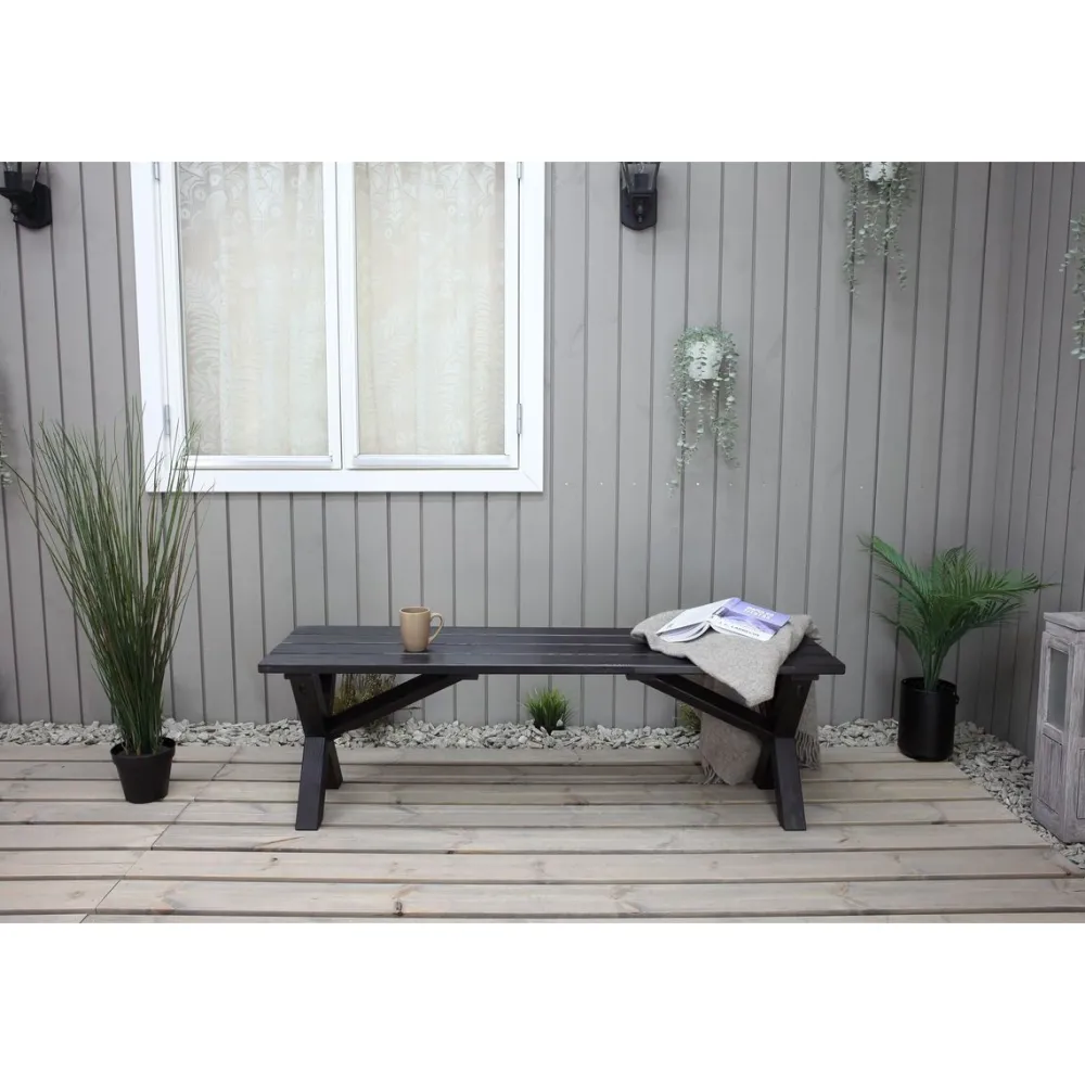 Puutarhapenkki Scottsdale 140cm er värejä*Baltic Garden Best