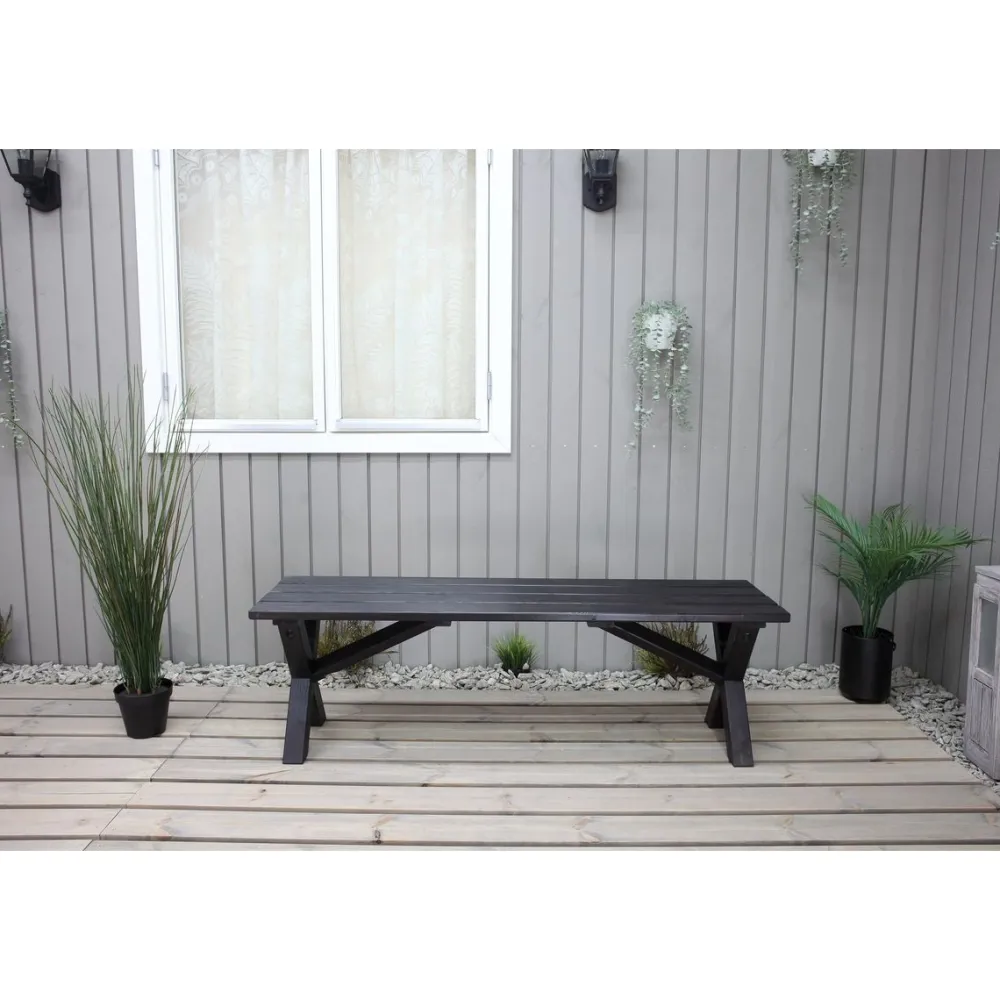 Puutarhapenkki Scottsdale 140cm er värejä*Baltic Garden Best