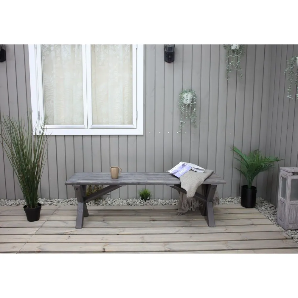 Puutarhapenkki Scottsdale 140cm er värejä*Baltic Garden Best