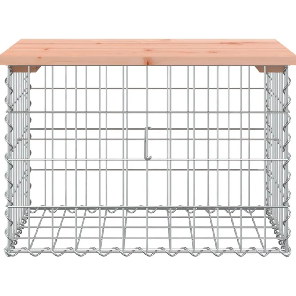 Discount Puutarhapenkki kivikorilla 63x44x42 cm, douglaskuusi Puutarhapenkit