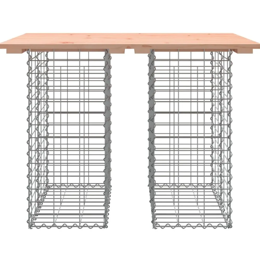 Outlet Puutarhapenkki kivikorilla 100x70x72 cm, douglaskuusi Puutarhapenkit