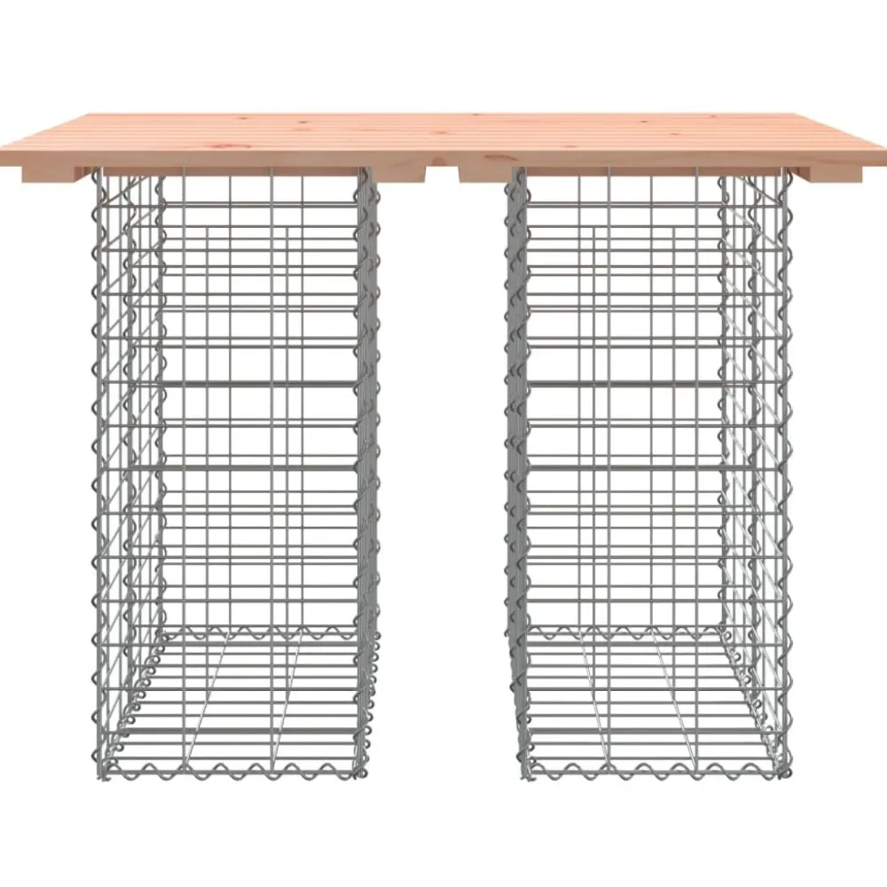 Outlet Puutarhapenkki kivikorilla 100x70x72 cm, douglaskuusi Puutarhapenkit