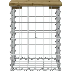 Sale Puutarhapenkki kivikorilla 33x31x42 cm kyllästetty mänty Puutarhapenkit