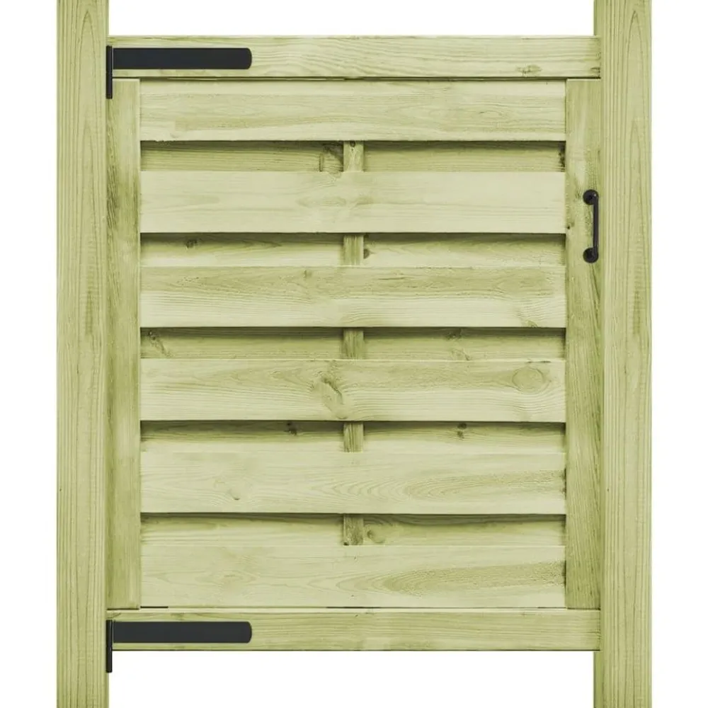 Puutarhaportti kyllästetty mänty 100x100 cm vihreä*FinePRICE Online