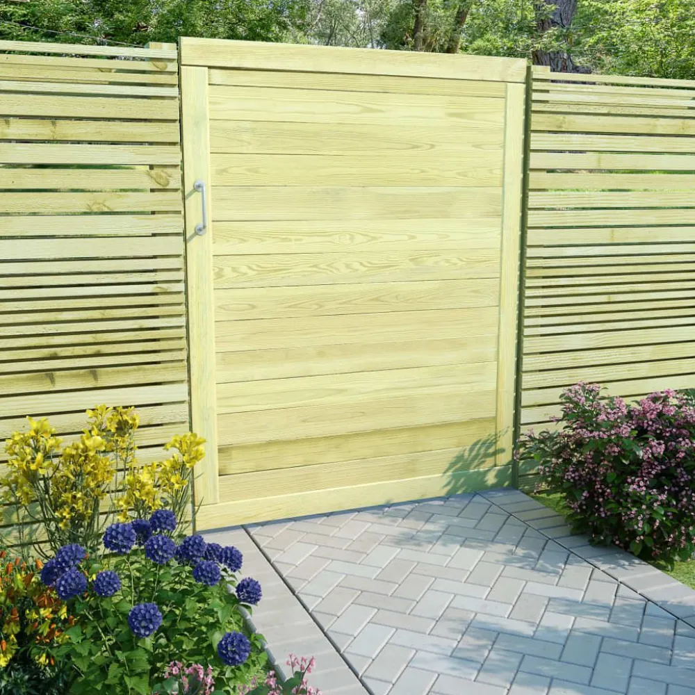 Outlet Puutarhaportti kyllästetty mänty 125x100 cm Portit