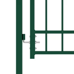 Online Puutarhaportti piikeillä, teräs, 100x100-200cm, eri kokoja ja värejä Portit