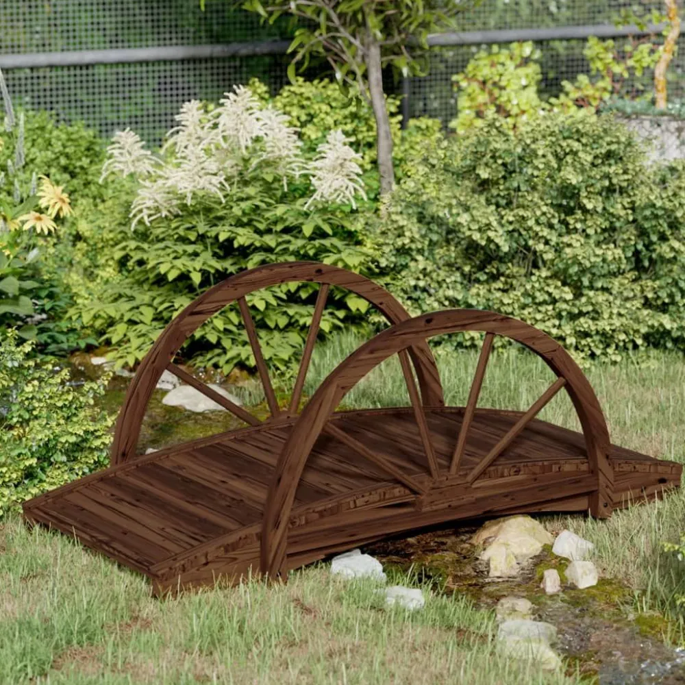 Puutarhasilta puolipyörällä 99x50x38 cm täysi kuusi (63338)*FinePRICE Best