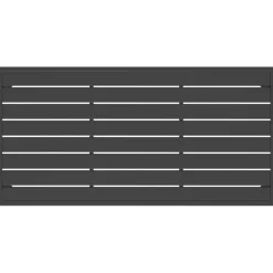 Puutarhasohvapöytä antrasiitti 110x55x35 cm teräs*FinePRICE Outlet