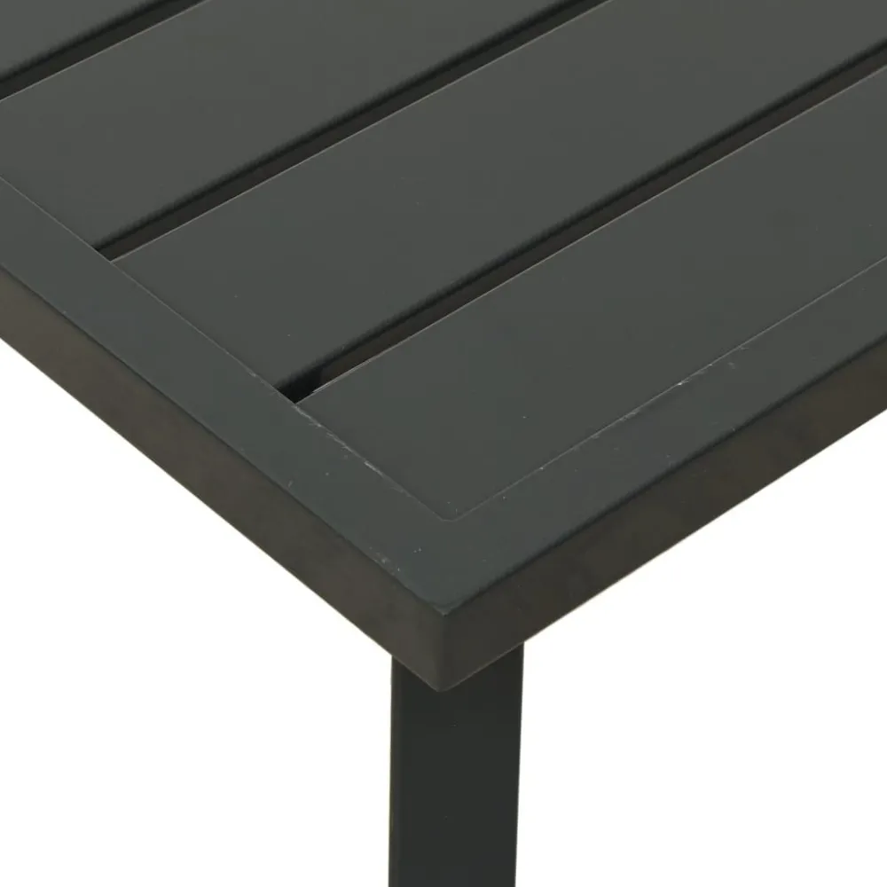 Puutarhasohvapöytä antrasiitti 110x55x35 cm teräs*FinePRICE Outlet