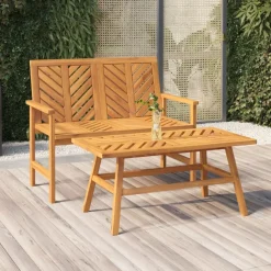 Puutarhasohvasarja, akasiapuu, 2 osaa*FinePRICE Online