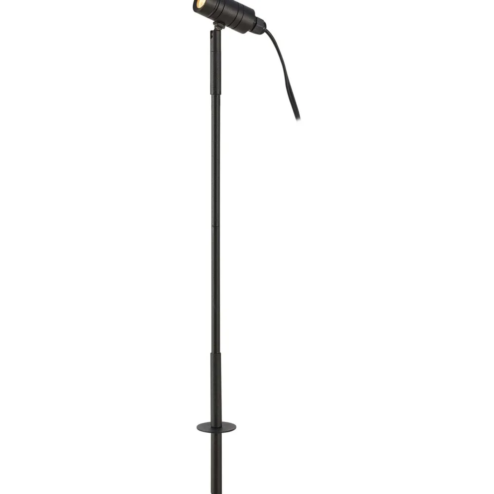 New Puutarhaspotti maapiikillä Unite 12 IP44 LED 12V 0.8W musta/kirkas Puutarhavalaisimet