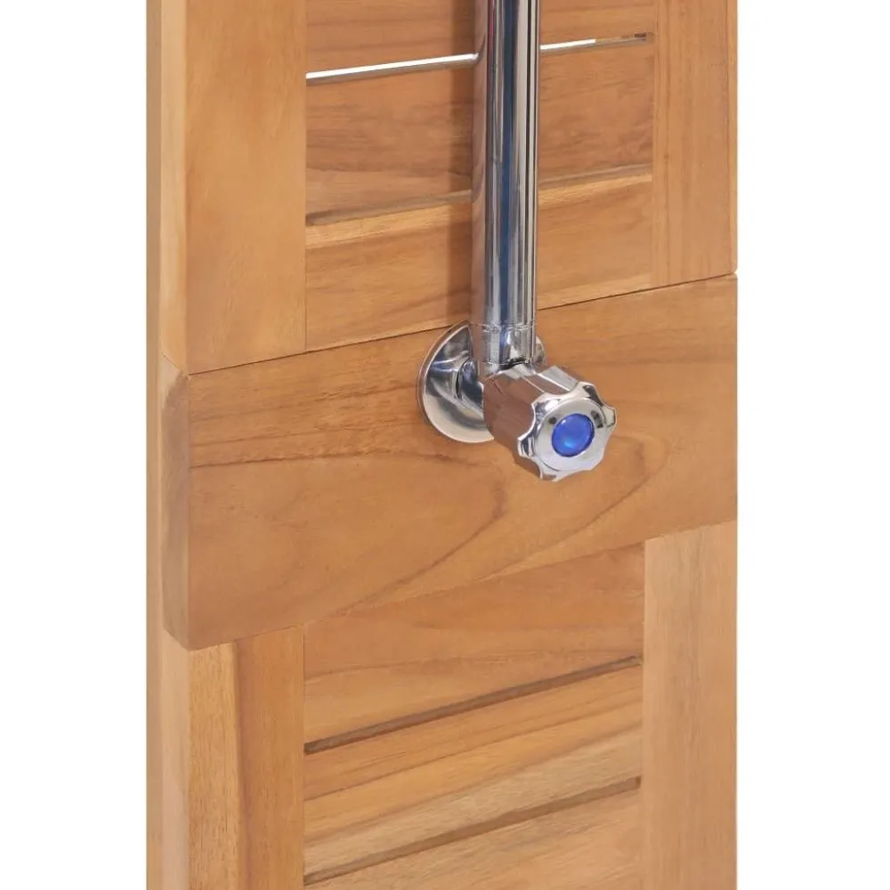 Puutarhasuihku täysi tiikki 70x75x204 cm*FinePRICE Discount