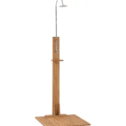 Puutarhasuihku 75x75x210 cm täysi tiikki*FinePRICE Outlet
