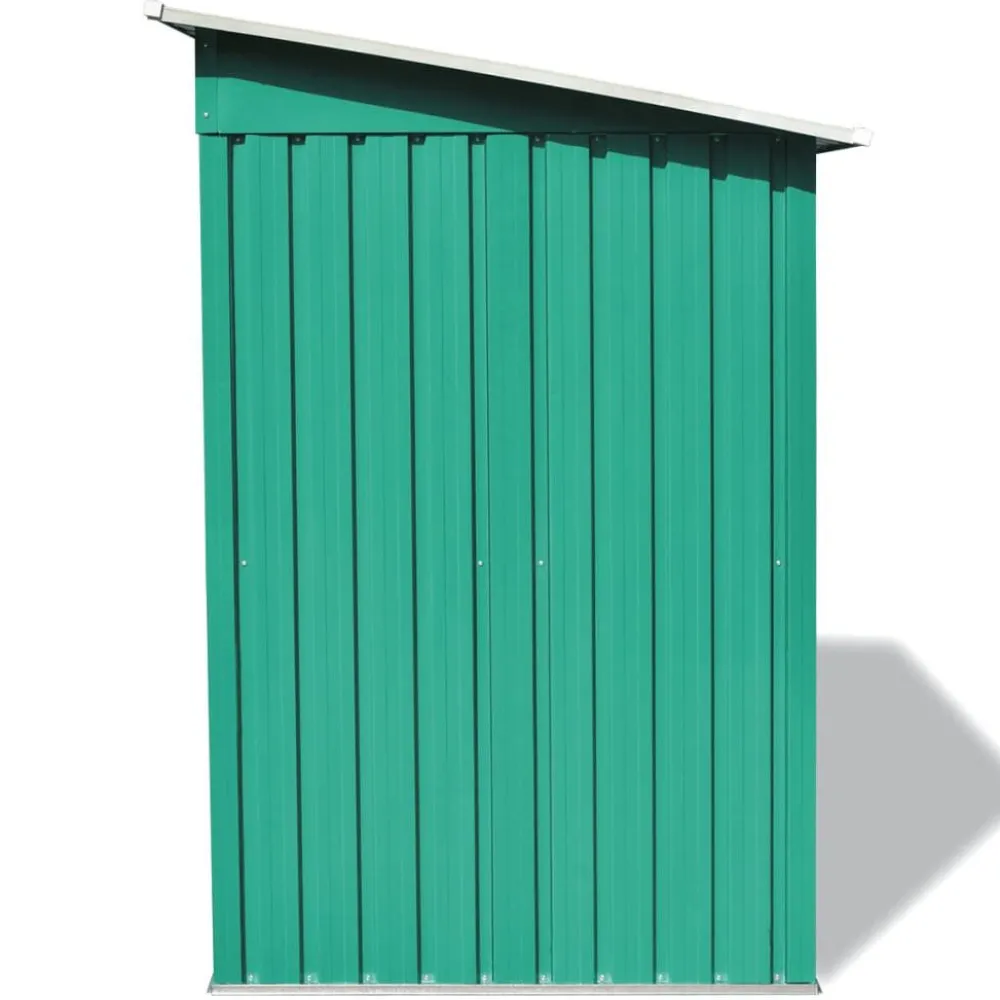 Puutarhavaja metalli 190x124x181cm vihreä 2m2*FinePRICE Sale