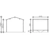 Puutarhavaja Alpha 4,4 m²*Skan Holz Discount
