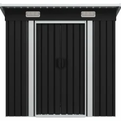 Puutarhavaja 190x124x181cm antrasiitti teräs 2m2*FinePRICE Best