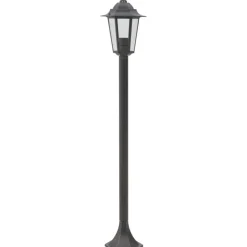 Pylväsvalaisimet puutarhaan 6 kpl e27 110cm alumiini pronssi*FinePRICE