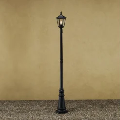 Online Pylväsvalaisin 7233-750 Firenze musta matta 2200 mm Pylväsvalaisimet