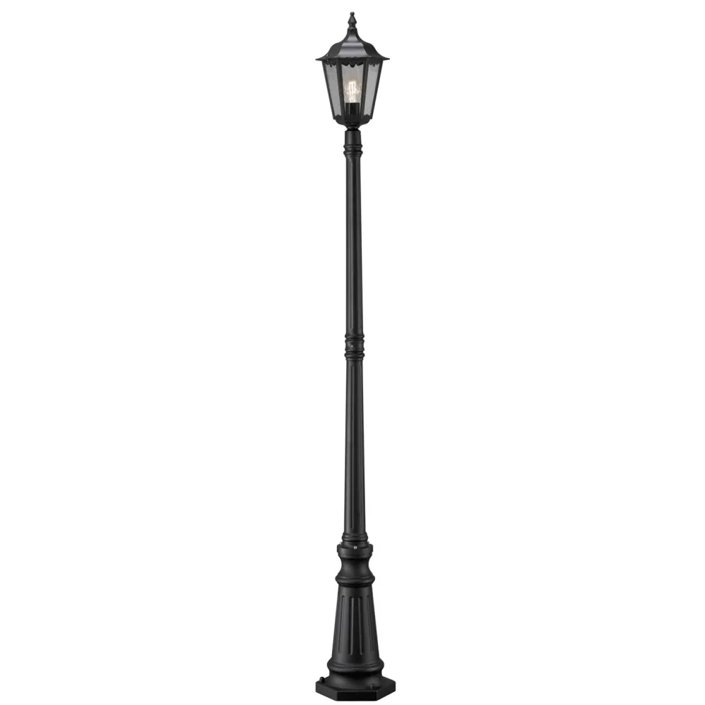 Online Pylväsvalaisin 7233-750 Firenze musta matta 2200 mm Pylväsvalaisimet