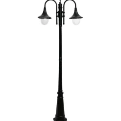 Sale Pylväsvalaisin Kartano PKT-2U 2200 mm 2-osainen musta Pylväsvalaisimet