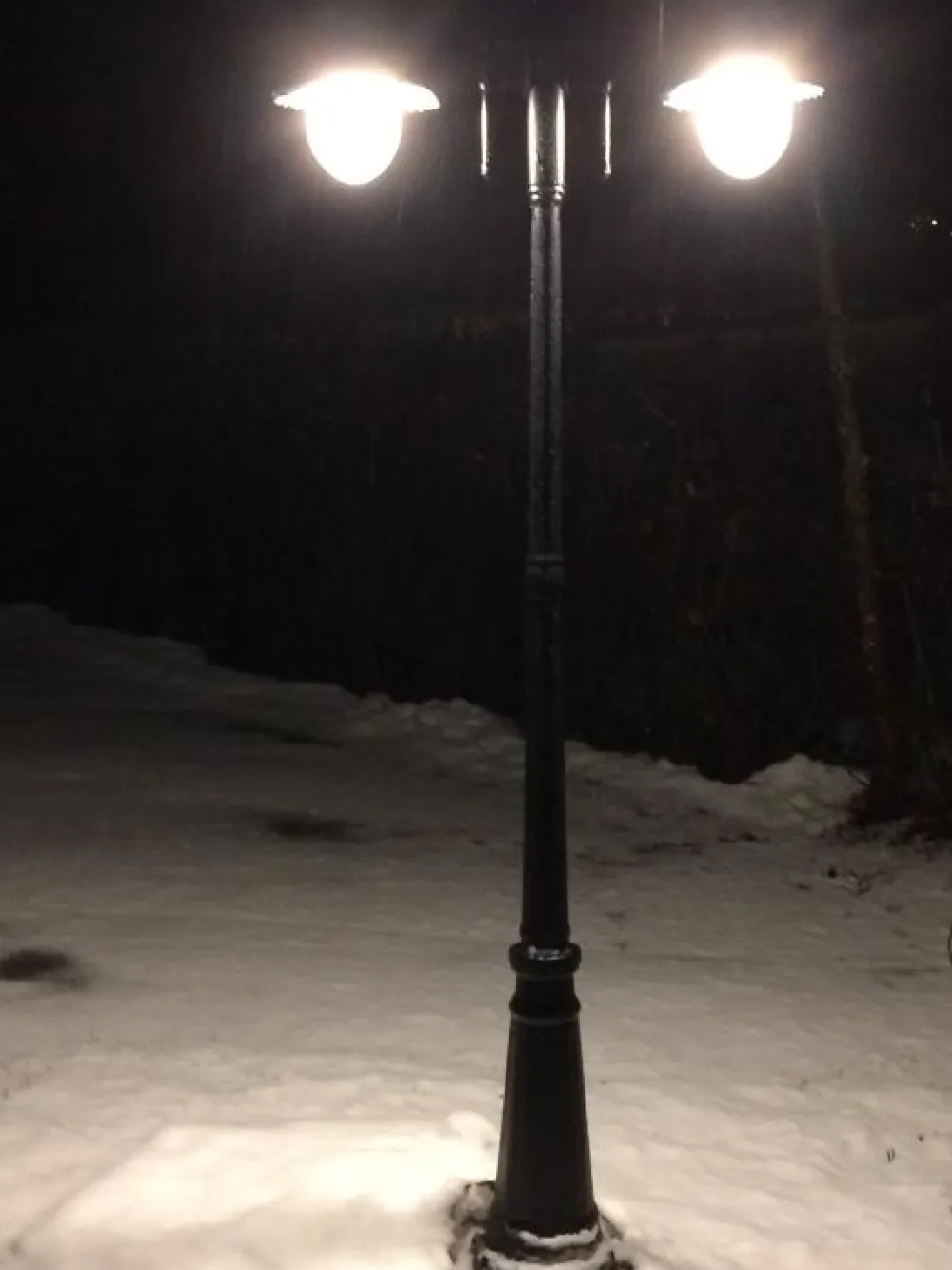 Sale Pylväsvalaisin Kartano PKT-2U 2200 mm 2-osainen musta Pylväsvalaisimet
