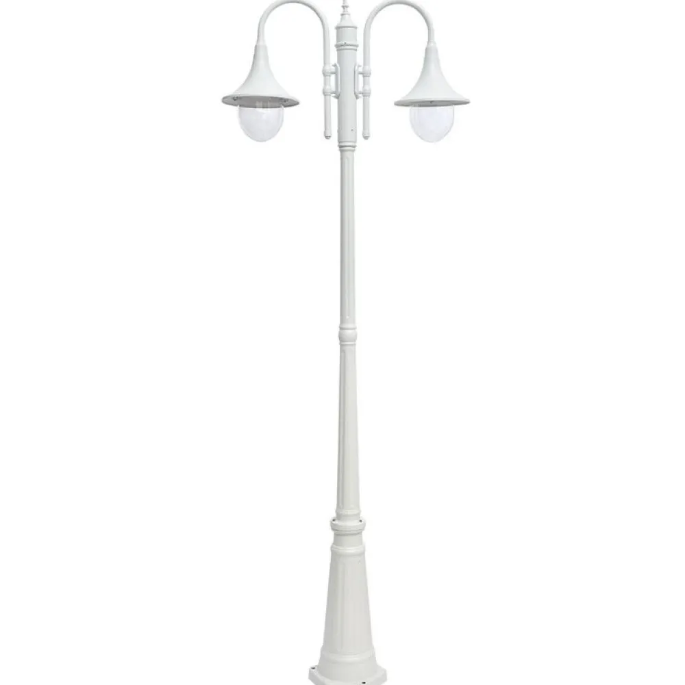 Pylväsvalaisin Kartano PKT-2U 2200 mm 2-osainen valkoinen*Airam Best