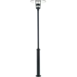 Pylväsvalaisin Freja iso 524-750 Ø 480x2320 mm musta*Konstsmide Hot