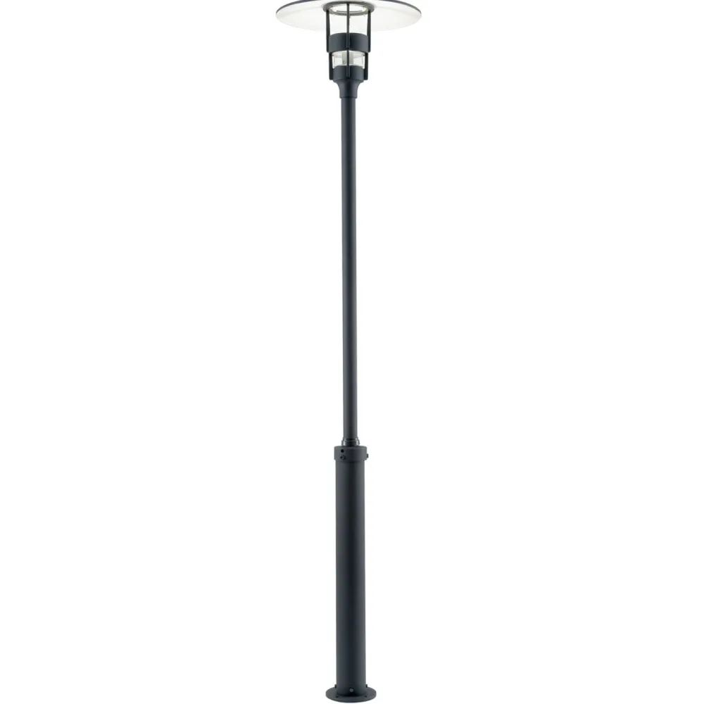 Pylväsvalaisin Freja iso 524-750 Ø 480x2320 mm musta*Konstsmide Hot