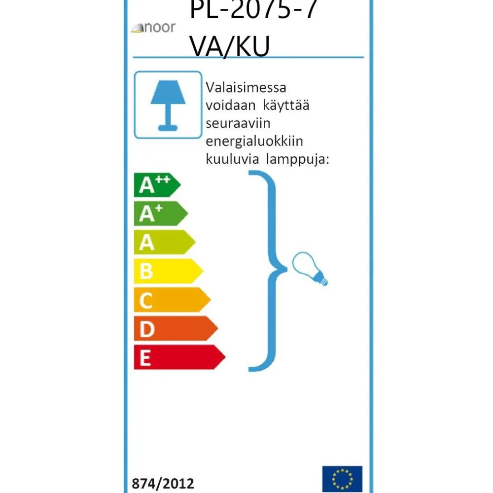 Discount Pylväsvalaisin Kello Ø240x1760 mm valkoinen/kulta Pylväsvalaisimet