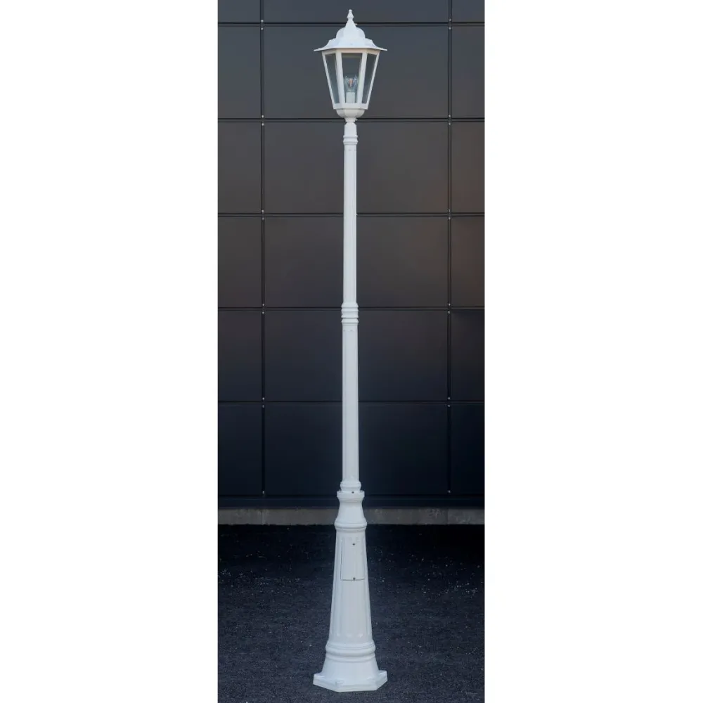 Discount Pylväsvalaisin Milano Maxi Ø310x2555 mm valkoinen Pylväsvalaisimet