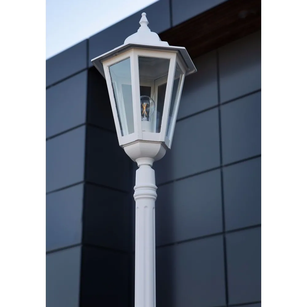 Discount Pylväsvalaisin Milano Maxi Ø310x2555 mm valkoinen Pylväsvalaisimet