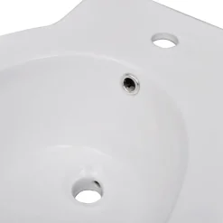 Pyöreä bidee korkealaatuinen keramiikka Valkoinen*FinePRICE Hot