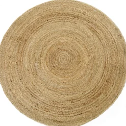 Pyöreä juuttimatto Silmu natural, eri kokoja Matot