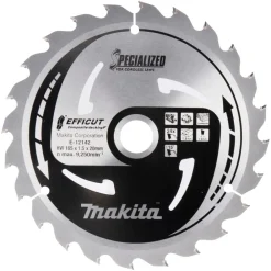 Outlet Pyörösahanterä EffiCut E-12142 165x1,5/20 mm 15° 24T Sähkötyökalujen Tarvikkeet