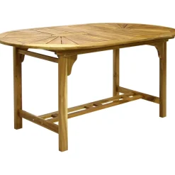 Hot Pöytä Finlay, jatkettava, 153/195x90cm, ruskea Puutarhapöydät|Puiset Puutarhakalusteet