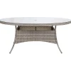 Pöytä TRENTO 180x100xK75 cm, vaaleanharmaa*Home4you New