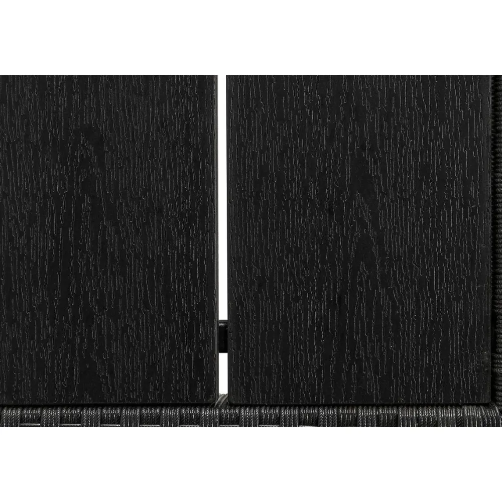 Outlet Pöytä James 145x85cm musta Puutarhapöydät|Polyrottinkikalusteet
