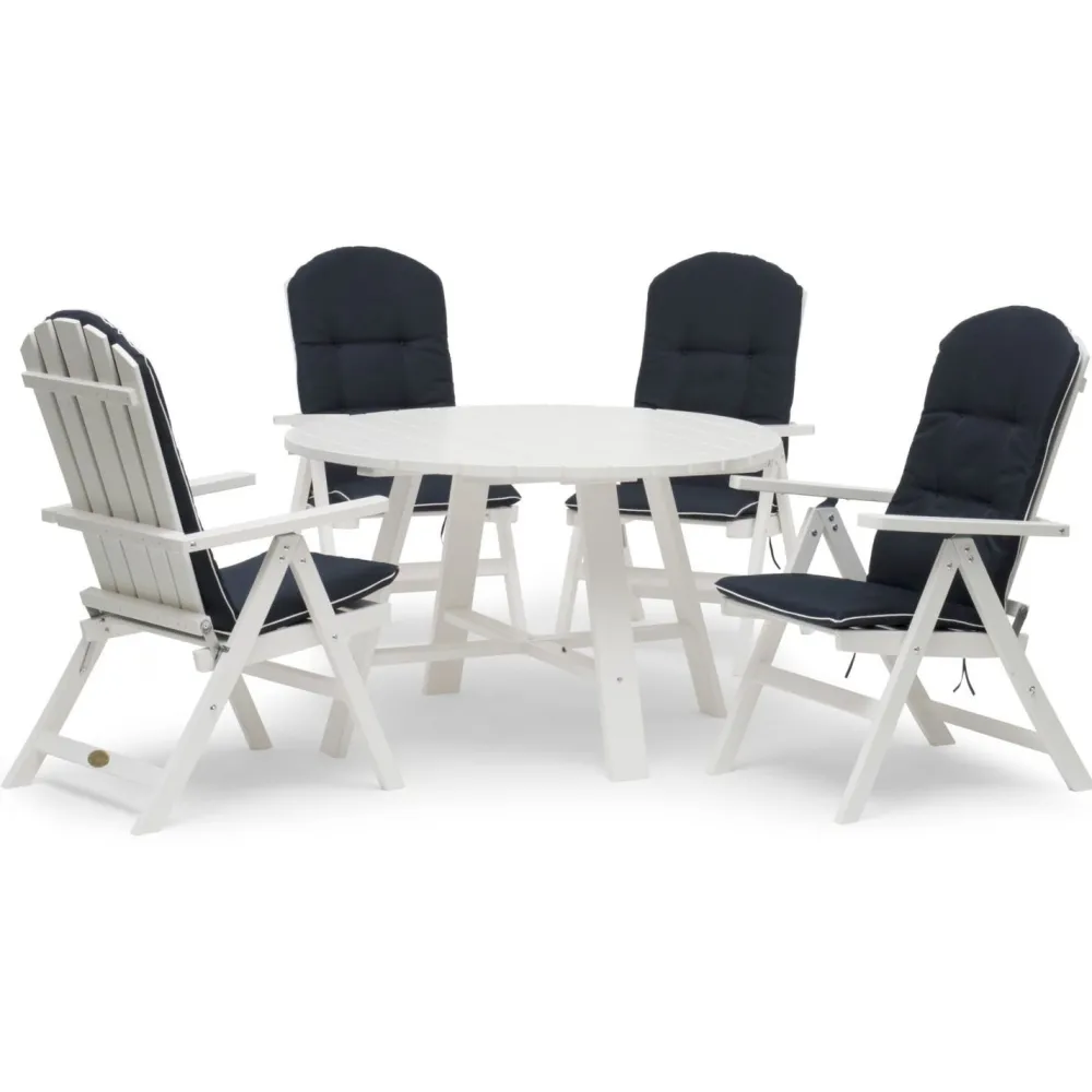 Pöytä Läckö ø120 cm valkoinen*Hillerstorp Discount