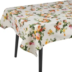 Discount Pöytäliina HOLLY 136x220 cm, vaalea ruusukuosi, vaaleanpunainen Keittiötekstiilit