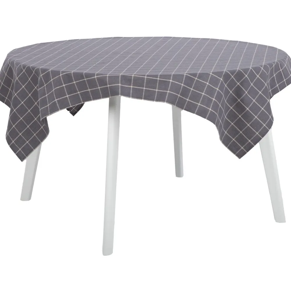 Best Pöytäliina LINEN 136x136 cm, harmaa neliö Keittiötekstiilit